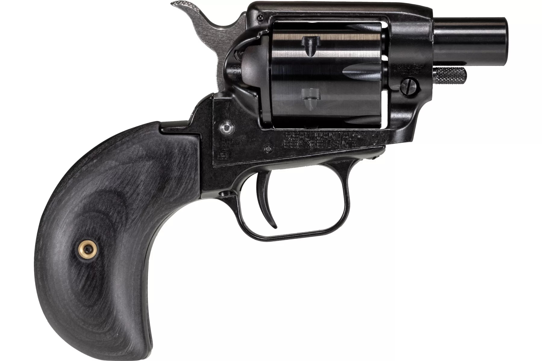 Heritage Barkeep Boot Revolver - Black | .22 LR 1.68" Barrel 6rd Wood Grip-img-1