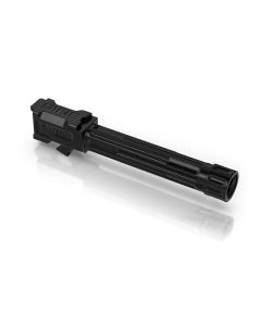 LANTAC 9INE Glock G19 Fluted Barrel 416R - Threaded | Black DLC
