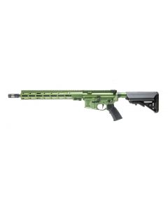 Geissele Super Duty AR Rifle -  40MM Green | 5.56NATO | 14.5" Barrel |  13.5" SMR MK16 w/ Geissele Center Tab | SSA-E X Trigger w/ Lightning Bow |  Super Compact Gas Block