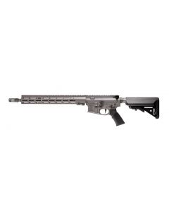 Geissele Super Duty AR Rifle - Gray | 5.56NATO | 16" Barrel | 15” Super Modular MK16 M-LOK Rail | SSA-E X Trigger w/ Lightning Bow |  Nanocoated Surefire Closed-Tine Warcomp