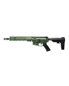 Geissele Super Duty AR Pistol -  40MM Green | 5.56NATO | 11.5" Barrel |  10.5" SMR MK16 w/ Geissele Center Tab | SSA-E X Trigger w/ Lightning Bow |  SBA3 Brace