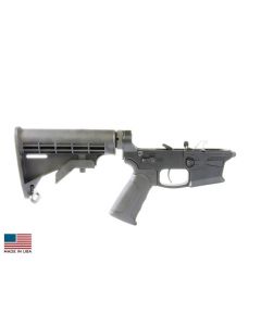 KE Arms KE-9 Billet Complete 9mm Lower - Black | M4 Buttstock | Xtech Grip | SLT Trigger | Ambi Selector | Ambi Mag Catch