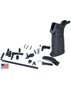 KE Arms AR15 Drop-in Lower Parts Kit - XTech Pistol Grip | Trigger Not Included