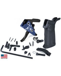 KE Arms AR15 DMR Drop-in Lower Parts Kit - Xtech Pistol Grip | KE Arms DMR Trigger 
