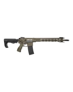FosTech Stealth Raptor AR15 Rifle - OD Green | 5.56NATO | 16" Faxon Barrel | Mach-1 16" M-LOK Rail | Nickel Boron Low Mass BCG | FosTech Tomahawk Stock | Installed Echo Sport Trigger