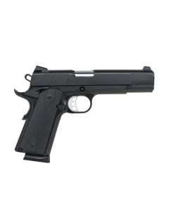 Tisas 1911 Duty Pistol - Black | .45ACP | 5" Barrel | 8rd | Rubber Grips