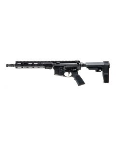 Geissele Super Duty AR Pistol - Luna Black | 5.56NATO | 11.5" Barrel | 10.5" SMR MK16 w/ Geissele Center Tab | SSA-E X Trigger w/ Lightning Bow | Nanocoated Surefire Closed-Tine Warcomp | SBA3 Brace