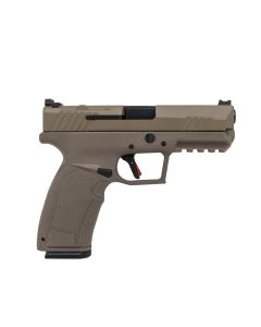 Right side of Tisas PX-9DFDE 9mm 4.1" Hand Gun, FDE Optic Cut RMR 15000105