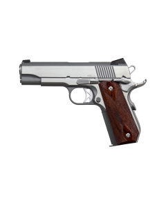 Dan Wesson California Compliant Commander Classic Pistol - Stainless | .45ACP | 4.25" Barrel | 8rd | Wood Grips
