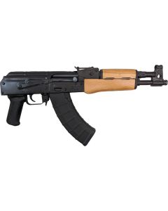 Century Arms Romanian Draco Stamped AK-47 Pistol - Black | 7.62x39 | 12.25" Barrel | Wood Handguard