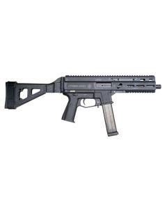 Grand Power Stribog SP10A3 Pistol - Black | 10mm | 8" Threaded Barrel | 20rd | SBT Brace