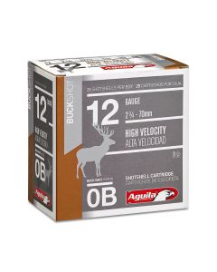 Aguila Ammunition 12ga Buckshot 2.75 inch Shotgun Shells - 0Buck | 1275 fps