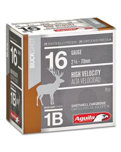 Aguila Ammunition 16ga Buckshot 2.75 inch Shotgun Shells - 1Buck | 1-1/8oz | 1250 fps