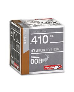 Aguila Ammunition .410 Buckshot 2.5 inch Shotgun Shells - 00Buck | 1/2oz | 1100 fps