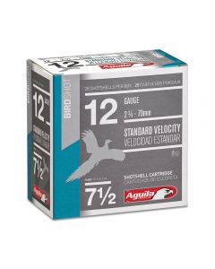 Box of Aguila 12GA GAME 2-3/4" 1-1/8OZ 1200 FPS #7.5 1CHB1217 shotgun shells