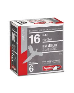 Aguila Ammunition 16ga Birdshot 2.75 inch Shotgun Shells - #6 Shot | 1-1/8oz | 1240 fps