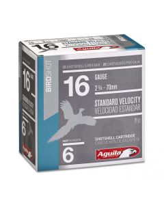 Aguila Ammunition 16ga Birdshot 2.75 inch Shotgun Shells - #6 Shot | 1oz | 1200 fps