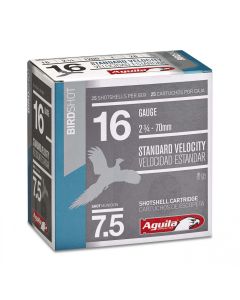 Aguila Ammunition 16ga Birdshot 2.75 inch Shotgun Shells - #7.5 Shot | 1oz | 1200 fps