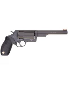Taurus Judge Magnum Revolver - Black | 45 Colt / 410 Mag | 6.5" Barrel | 5rd | Rubber Grip | Fiber Optic Sight