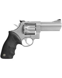 Taurus 608 Revolver - Stainless Steel | 357 Mag / 38 Spl +P | 4" Barrel | 8rd | Rubber Grip
