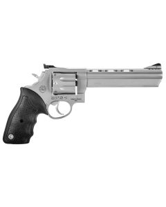 Taurus 608 Revolver - Stainless Steel | 357 Mag / 38 Spl +P | 6.5" Barrel | 8rd | Rubber Grip