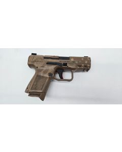 FACTORY BLEM - CANIK Creations TP9 Elite Sub Compact Pistol - We The People Tan | 9mm | 3.6" Barrel | 12rd/15rd Mag | Full Accessory Kit | BLEMISHED (Excellent Condition), sold As-Is NO RETURNS