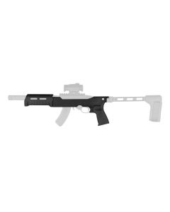 SB Tactical SB22 Takedown Chassis Kit - Black | Fits Ruger 22 Charger, Ruger 10/22 and clones | Reptilia CQG Grip