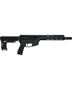 FM FM9 Billet AR15 Pistol - Black | 9mm | 8.5" Barrel | Side Charging Handle | MFT Brace| Mag NOT Included 