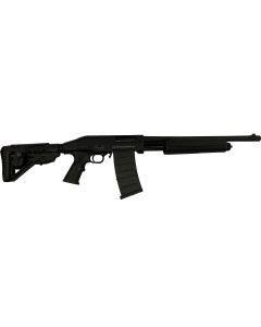Black Aces Tactical Pro Series M Pump Shotgun - Black | 12ga | 18.5" Barrel | Adjustable Tactical Buttstock & Pistol Grip