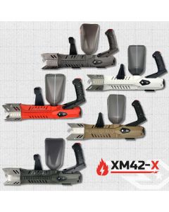 Bundle- 5 XM42-X Flame Throwers (1 Stealth Gray, 1 WHITE, 1 RED, 1 FDE, 1 ODG) 