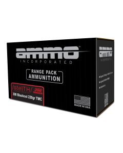 Ammo Inc stelTH Subsonic .300 Blackout Rifle Ammo - 220 Grain | TMC | Range Pack