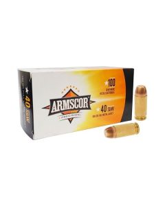 Armscor .40 S&W Pistol Ammo - 180 Grain | Full Metal Jacket | Philippines Mfg.