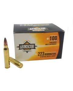 Armscor .223 Rem. Rifle Ammo - 62 Grain | Full Metal Jacket | Philippines Mfg. | Value Box