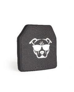 Guard Dog Tactical Level lll UHMWPE 10X12 Ceramic Plate | 3.9 Lbs/Per - Black