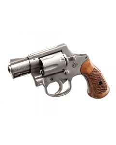 Rock Island Armory M206 Revolver - Matte Nickel | .38 SPL | 2" Barrel | 6rd | Spurless