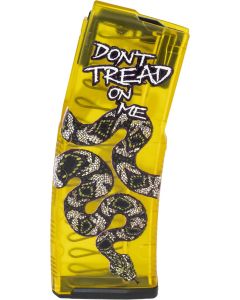 Amend2 MOD C AR-15 Mag - Translucent Don't Tread On Me Yellow | 30rd | 5.56 NATO
