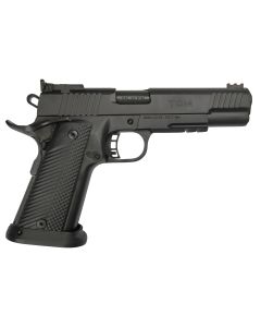 Rock Island Armory TCM TAC Ultra "Armor Series"  FS 1911 Pistol - Black | .22 TCM | 5" Barrel | 17rd | Fiber Optic Front Sight w/ Adj. Rear | G10 Tactical Grips