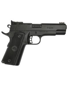Rock Island Armory TCM "Armor Series"  MS 1911 Pistol - Black | .22 TCM | 4.2" Barrel | 17rd | Fiber Optic Front Sight w/ Adj. Rear
