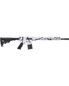 GLFA AR15 Rifle - Pursuit Snow Camo | .223 Wylde | 16" Heavy Barrel | 15.25" M-LOK Handguard
