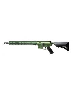 Geissele Super Duty AR Rifle - 40mm Green | 5.56NATO | 16" Barrel | 15” Super Modular MK16 M-LOK Rail | SSA-E X Trigger w/ Lightning Bow |  Nanocoated Surefire Closed-Tine Warcomp