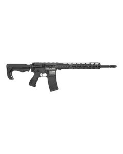 FosTech Tech-15 Stryker AR15 Rifle - Black | 5.56NATO | 16" Barrel | Mach-2 13" M-LOK Rail | FosTech Tomahawk Stock | Installed Fostech Echo Sport Trigger