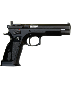CZ 75 Czechmate Pistol - Black | 9mm | 5.23" Barrel | 20rd | Fixed Sights | Black Grips