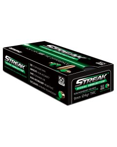 Ammo Inc STREAK Target 9mm Luger Handgun Ammo - 124 Grain | TMC | Green