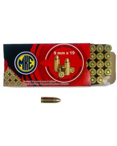 MKE 9mm Luger Handgun Ammo - 124 Grain | FMJ | 500rd Battle Pack