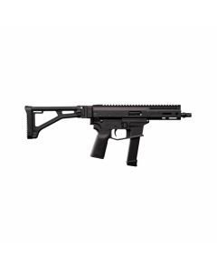 Angstadt Arms MDP-9 Billet Aluminum AR SBR - Black | 9mm | 6" Barrel | Accepts Glock Mags | Folding Lage Stock