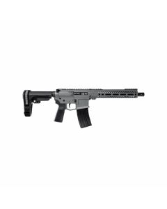 Angstadt Arms UDP-556 Billet Aluminum AR Pistol - Grey | 5.56NATO | 11.5" barrel | 10" M-LOK Rail | SBA3 Arm Brace | A2 Flash Hider