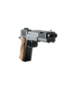 Arsenal Firearms Dueller Prismatic Double Barrel Pistol - Black | .45ACP | 6.5" Twin Ported Barrels | 7+7 Parallel Mag | Walnut Grips