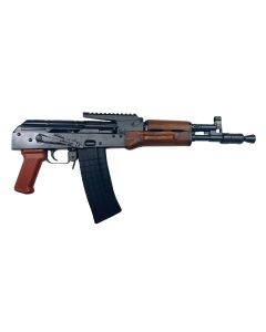 Pioneer Arms Forged Trunnion Hellpup Elite AK-47 Pistol - Black | 5.56 NATO | 11.73" Barrel | Laminated Wood Furniture | w/ Built-in Optic Rail