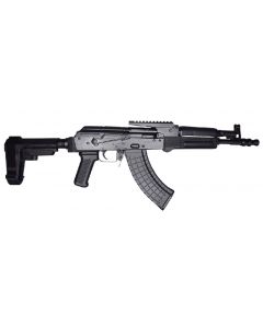 Pioneer Arms Polish Hellpup Elite AK-47 Pistol - Black | 7.62x39 | 11.73" Barrel | Built In Optic Rail | SBA3 Brace