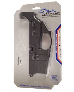 Anderson AM-15 Forged Stripped AR Lower - Black | Closed Trigger Guard | Retail Packaging